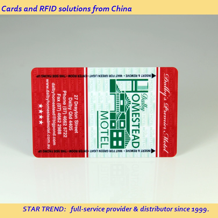 Re-Printable Customized Cmyk Printing Plastic Loyalty PVC Card with Barcode