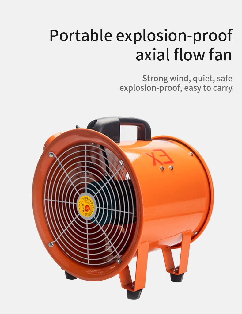 Portable Fire-Fighting Industrial Exhaust Smoke Ventilation Explosion-Proof Axial Flow Fan