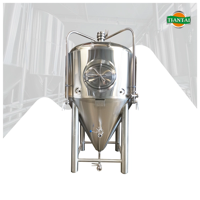 3500L Top Manway Side Manway Jackted Insulated Fermenter for Beer