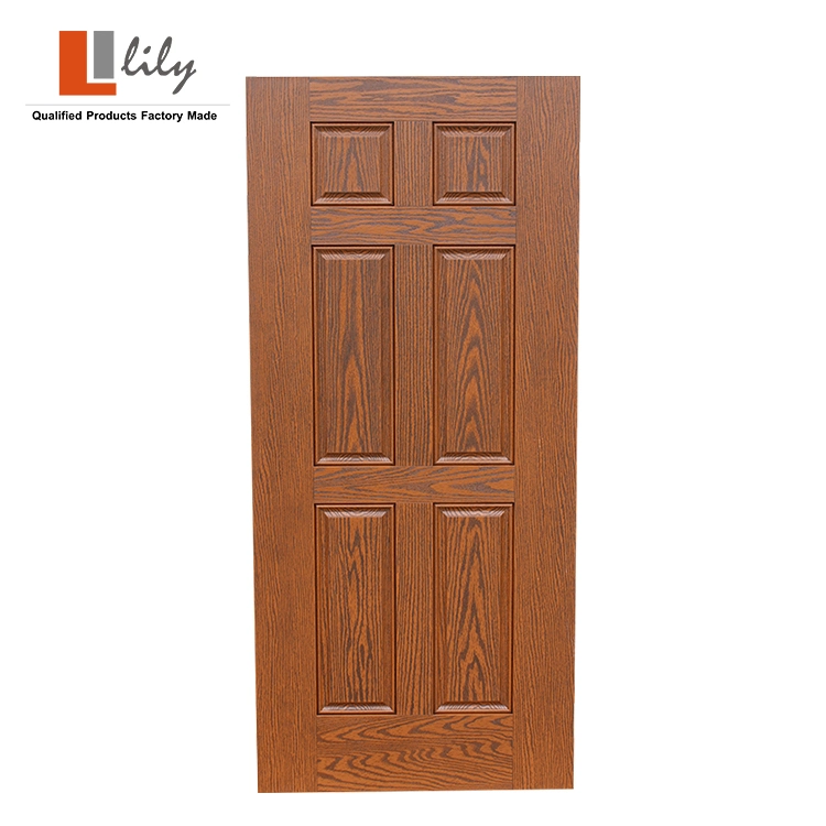 New Waterproof Wooden Plastic Composite Door with WPC Skin in Dhaka Bangladesh