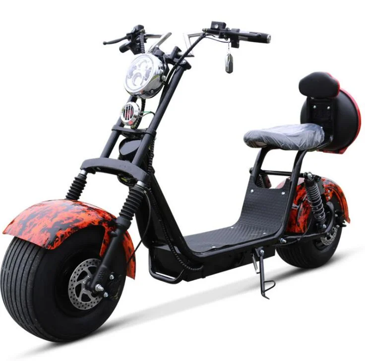 Europa CEE Certificado Coc Ciudad Coco Scooter eléctrico 800W 1000W 1500W Seev Citycoco 2000W eléctrico con grasa de los neumáticos de bicicletas, scooters