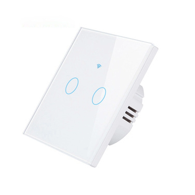 Summao Smart Home Hotel LED Sensitive Electrical Switches Glass Screen Tuya APP EU UK WiFi Touch Light Switch