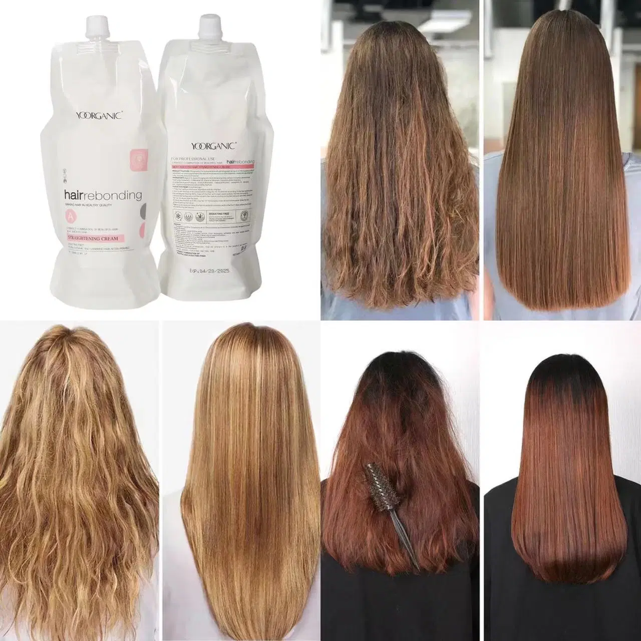 Profesional de Rebonding de Cabello crema recta proteger el cabello Proveedor para Pakistán