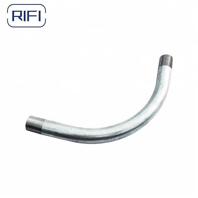 Rigid Steel Conduits Elbow 90 Degree Electro Galvanized Hot DIP Galvanized Electrical Conduit Elbow