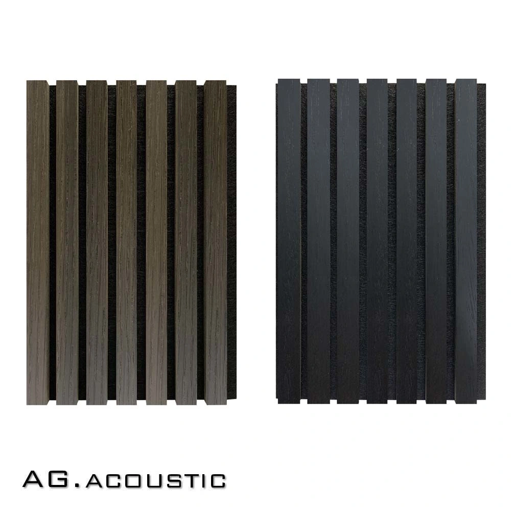 AG. Acoustic Interior Decorative Wall Panel Slat Pet MDF Board for Meeting Room