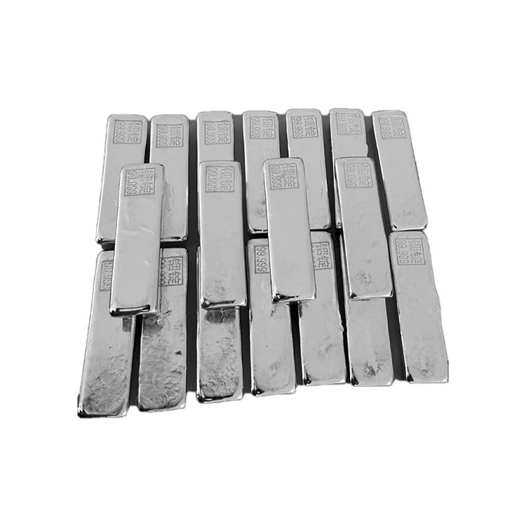 High quality/High cost performance  High Purity Rare Metal Elementsilver White Metal Indium Tin Alloy