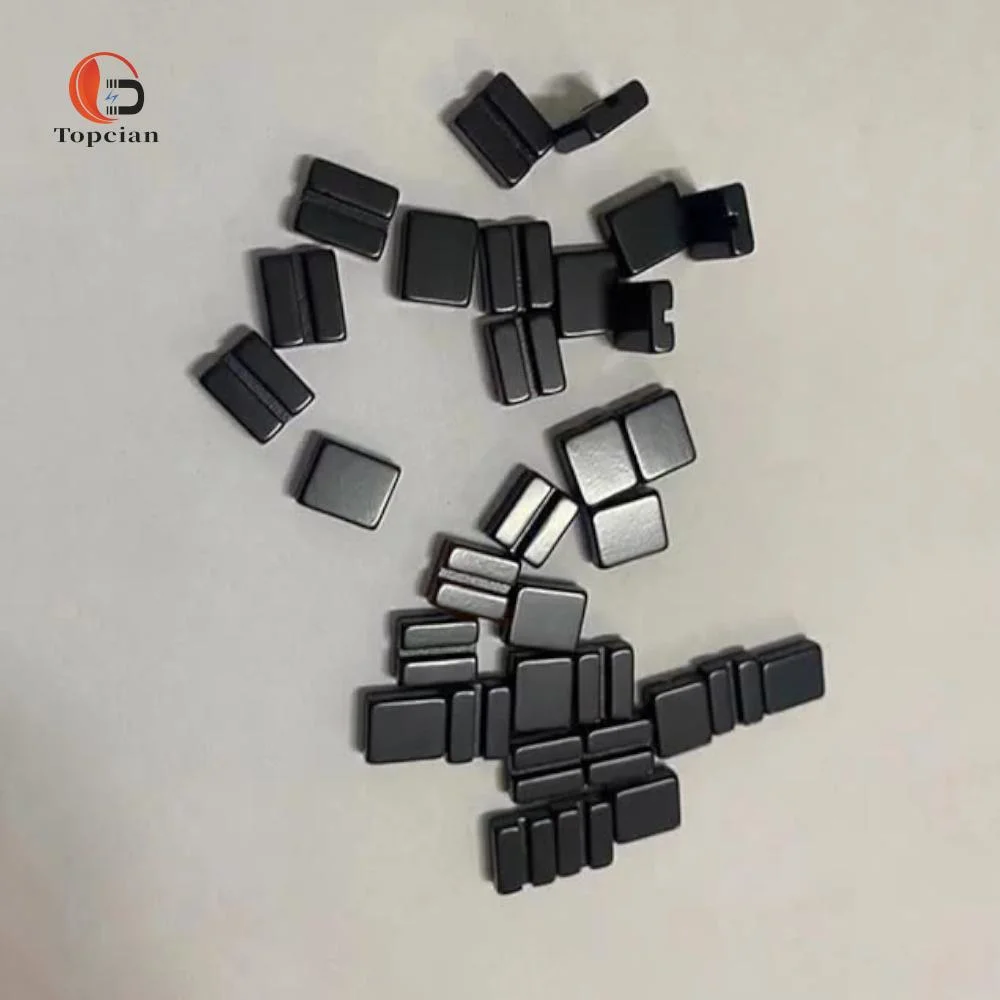 Customized Black Epoxy Resin NdFeB Barrel-Plated Epoxy Magnetic Steel Magnetic Material