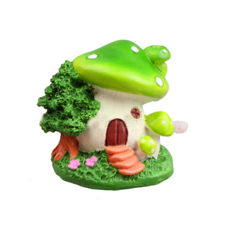 Miniature Fairy Garden Mushroom House 4 PCS Micro Landscape Garden Decoration Plant Flower Pots Ornaments