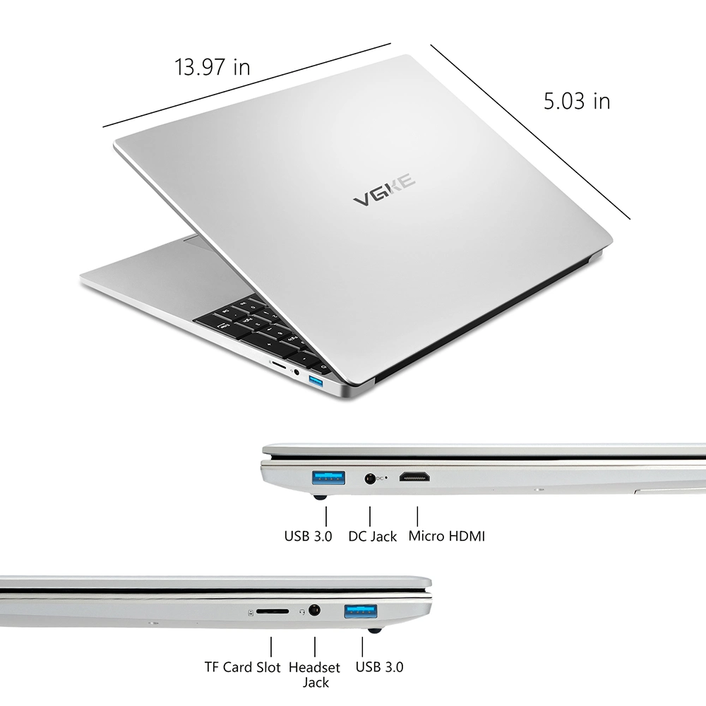 OEM Notebook Laptop 15.6 Inch Win 11 Type C Laptop 1920*1080 IPS Geminilake N4120 Laptop PC