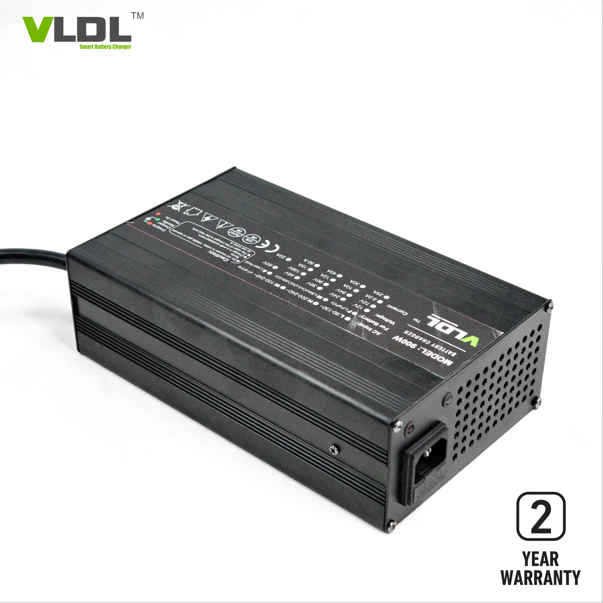 24V 25A 900W Intelligent Lithium Battery Charger