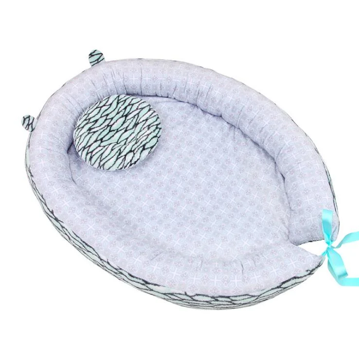 Pour Lit de bébé Abreeze bassinette respirante Co-Sleeping hypoallergénique et lit bébé 100% coton crèche portable pour la chambre ou en voyage