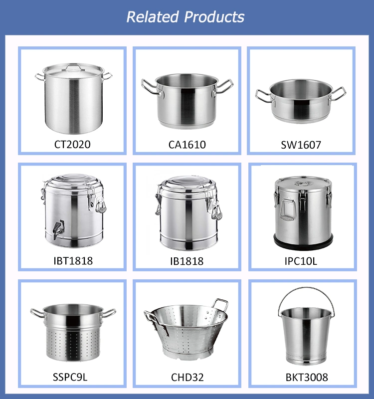 Hotsell Stainless Steel Thicken Stock Pot Soup Pot