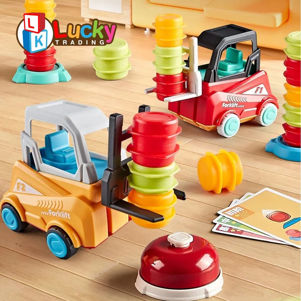 Forklift Frenzy 2-Player Stack & Matching Skill Game