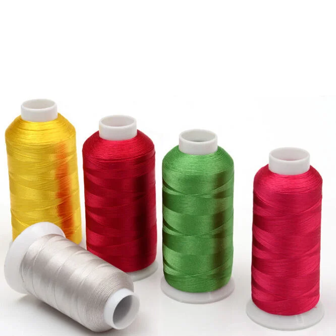 Supply Polyester 100% Rayon Thread 150d/2 Embroidery Sewing Bag Closing Thread