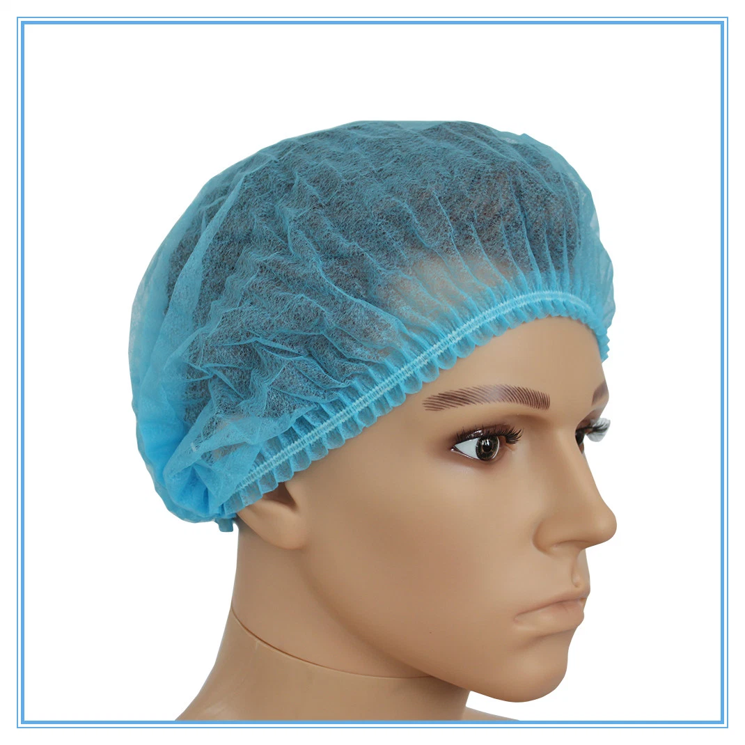 High quality/High cost performance  Disposable Medical Non Woven Strip Caps Bouffant Head Cover