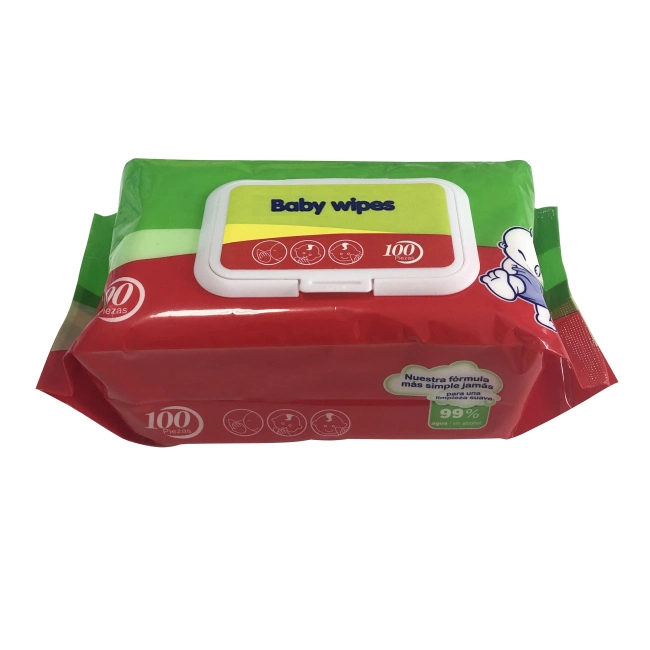 Eco-Friendly 100% Purified Water Natural Baby Wipes