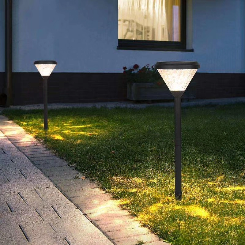 3W LED Solar Garden Pole Spike Pillar Light Outdoor Waterproof Garden Lighting