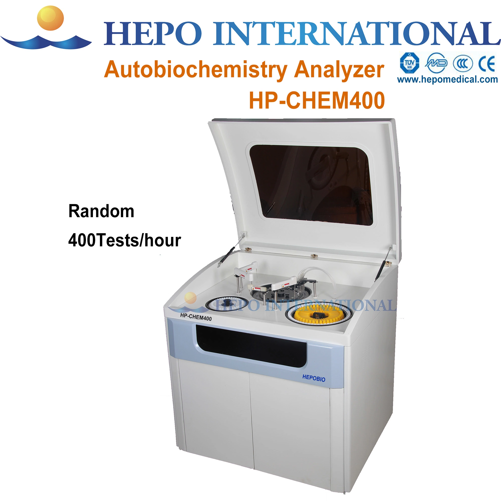 Fully Automated Clinical Photoelectric Colorimetry Diagnosis Biochemistry Analyzer (HP-CHEM300)