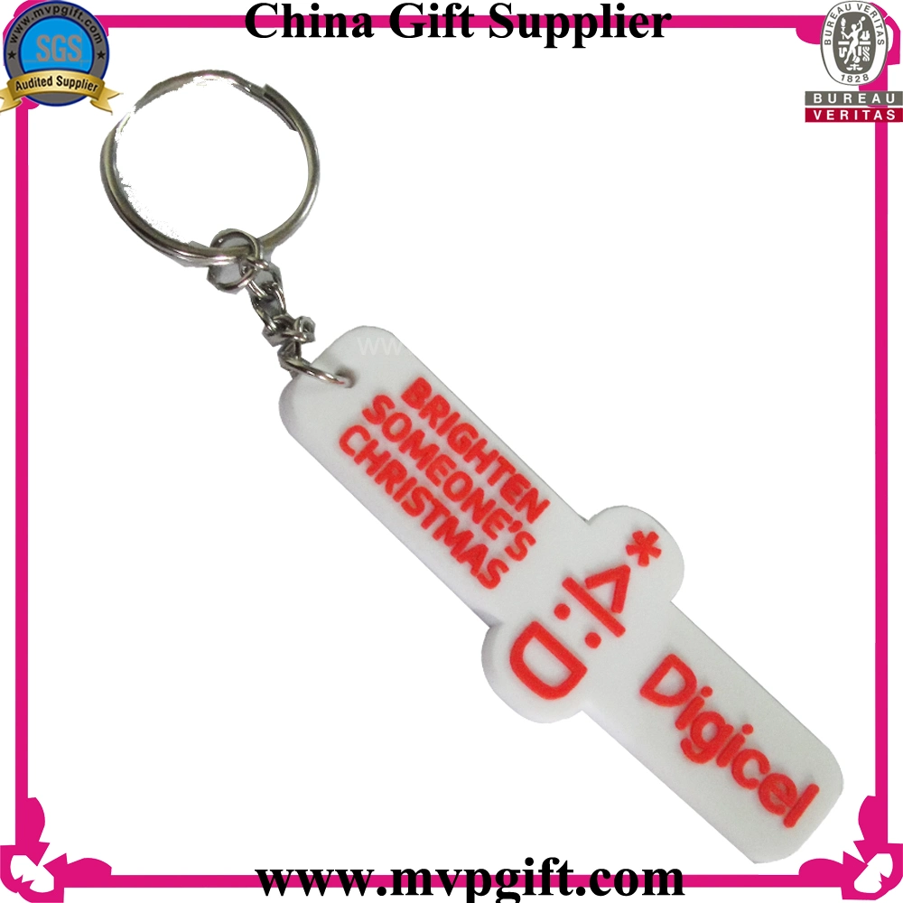 Custom Cheap 3D Promotion Plastic Key Chain for Gift