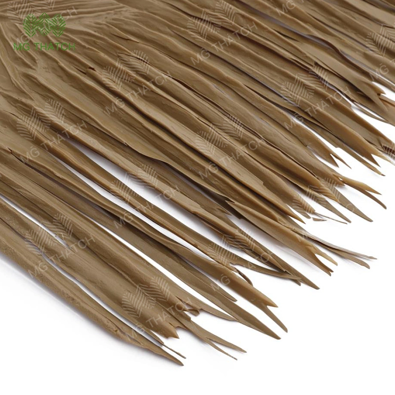 Synthetic Artificial Palm Leaves Thatch Decoration Roofing Tiles