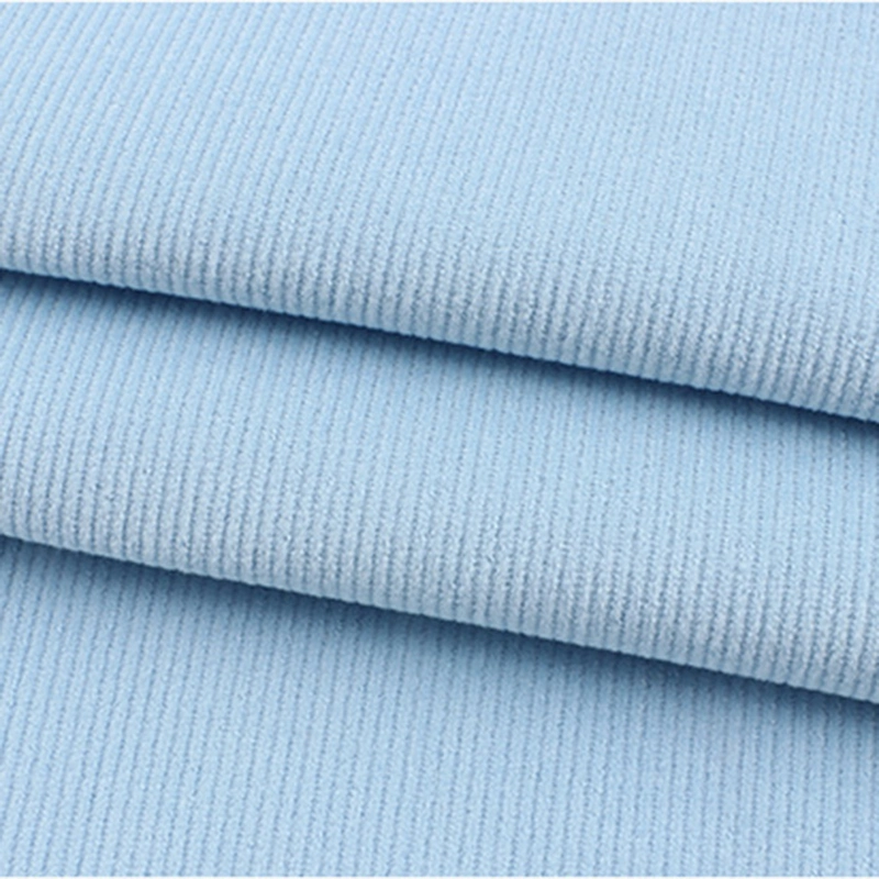 Polyester Nylon Spandex Corduroy 6 Wale Kids Cotton Stretch Corduroy Fabric 6-21 Wale Material for Jacket and Pants