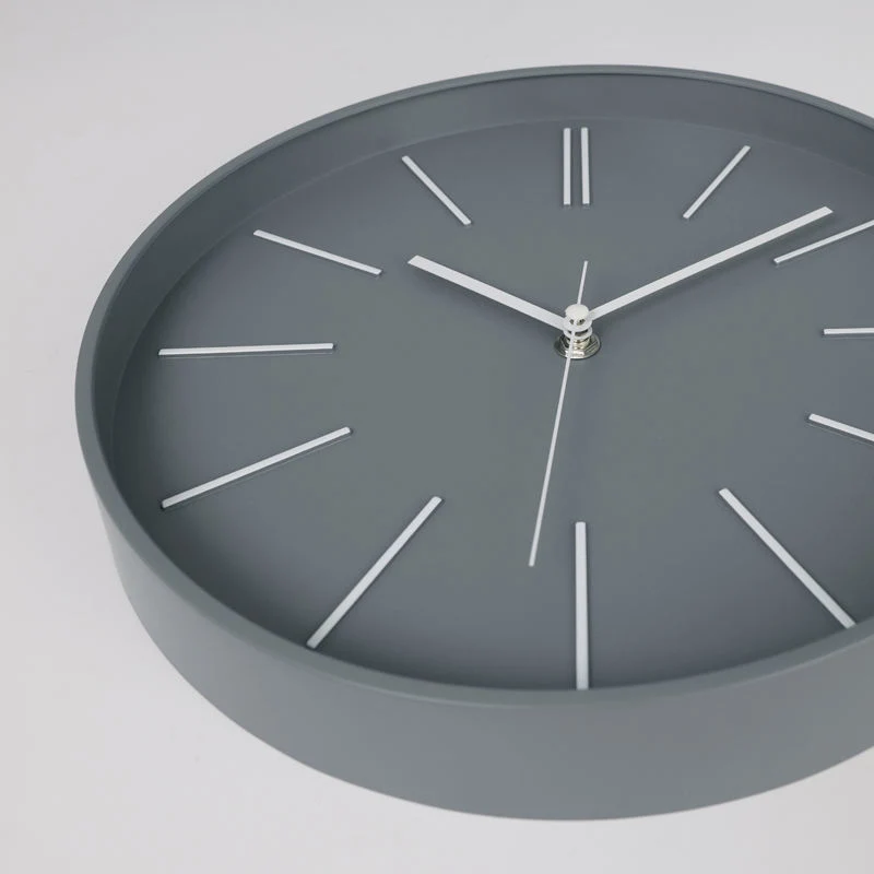 Decorated 12 "3D Retro Minimalist Circular Wall Clock Watch with Modern Design Circular Plastic Mute Clock Wall Clock