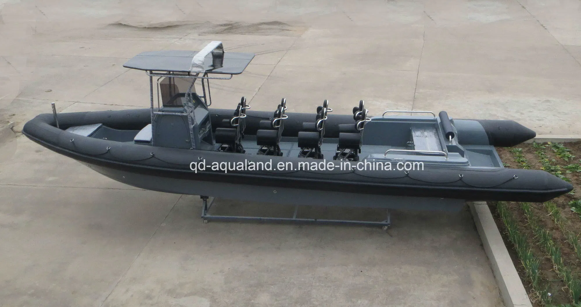 China Aqualand 36feet 11m starre Aufblasbare militärische Patrouille Boot / Rettung / Tauchen / Rippe Angeln Boot (RIB1050)