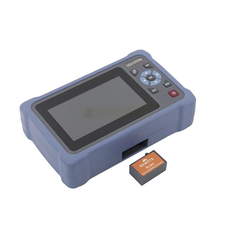 طقم الأدوات البصرية بالألياف OTDR Time Domain Refectometer TFT 12 في 1 Mini OTDR