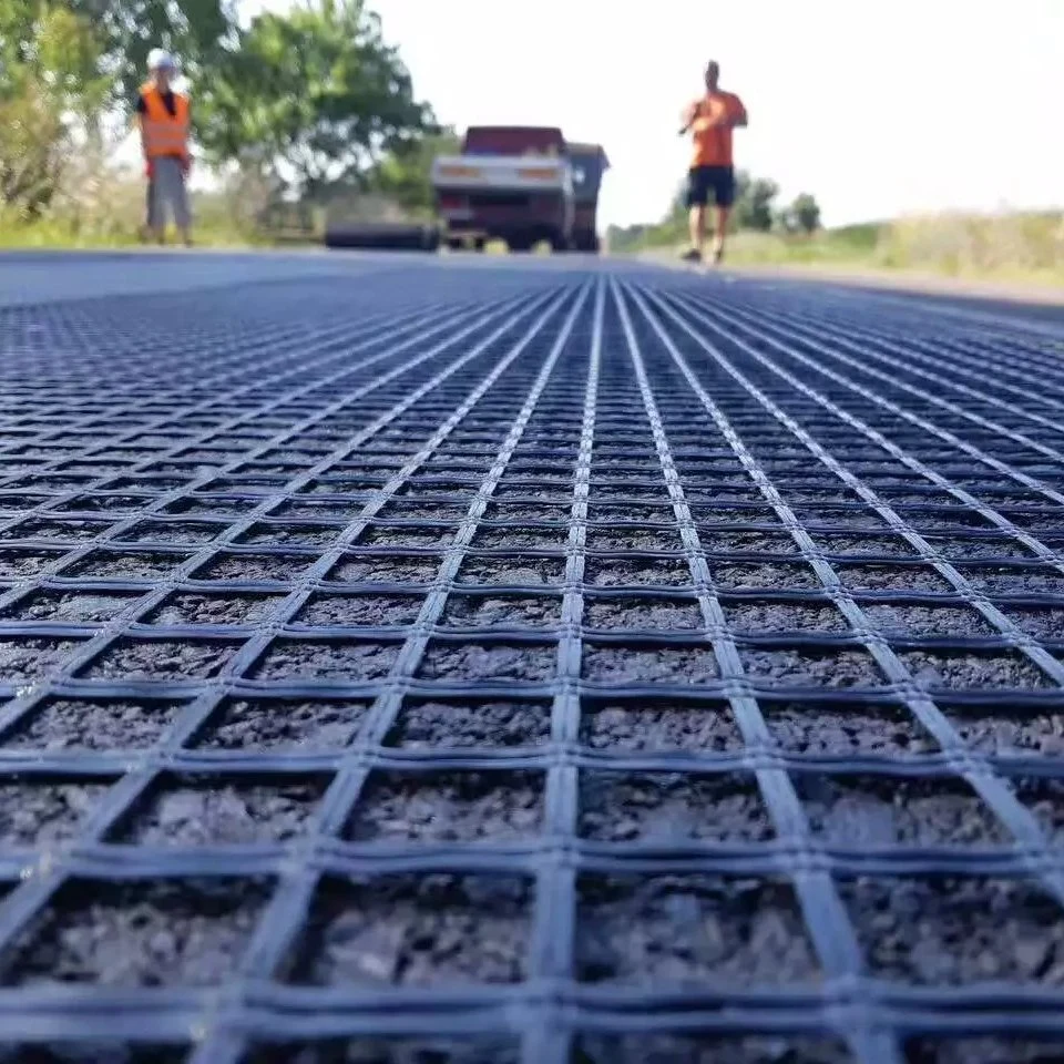 Fiberglass Geogrid Composite Nwg for Asphalt Road Prevention Cracks and Mositure Barriers