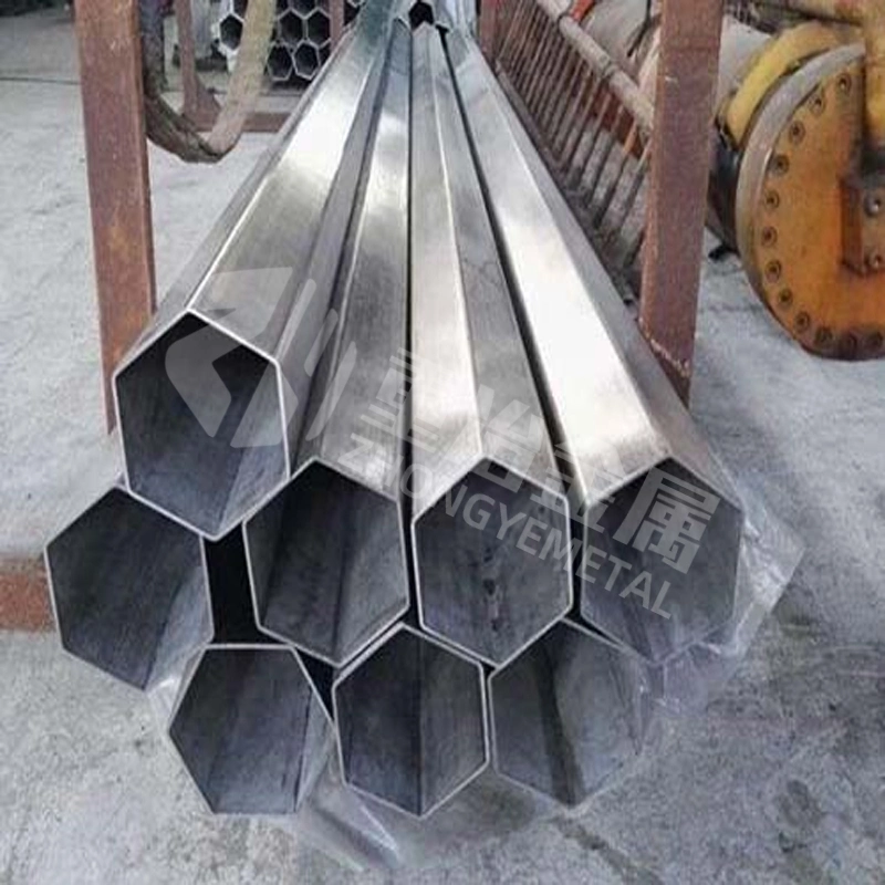 High-Quality Wholesale/Supplier-Price 304h/305 Oval-Slotted-Tube Triangle-Shaped-Pipes Mechanical Engineering Brushed-Polished Stainless Steel Hexagonal/Octagonal Pipe