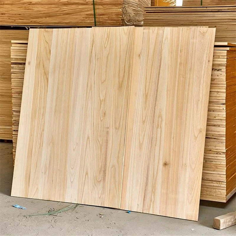 Poplar Natural Cut Bamboo Furniture Balsa Wood Sheet Paulownia Wood for Snowboard Wood Core