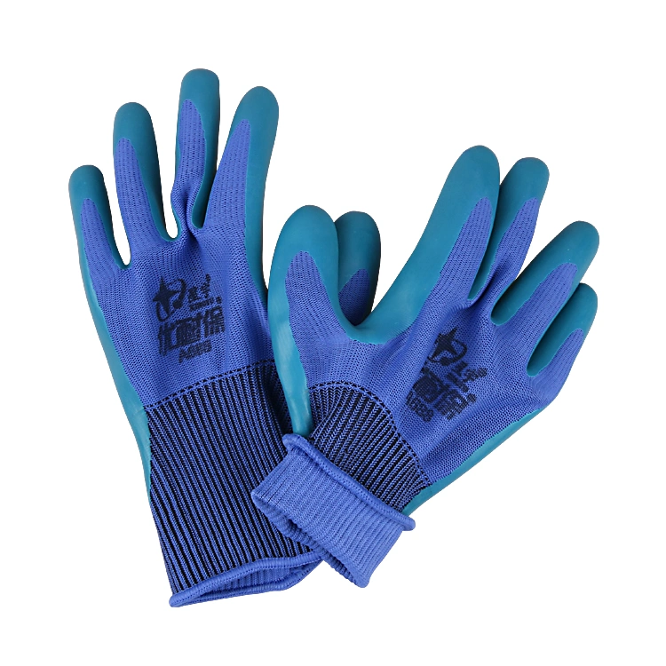 Guante de látex Eco-Natrue baratos Xingyu Guantes recubiertos/guantes de seguridad con gran agarre