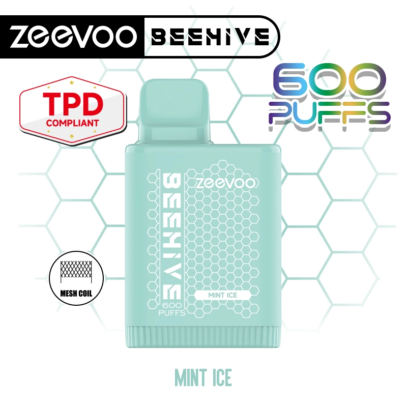 2% nicotine jetable Zeevoo Beehive E-cigarette Shion OEM Pod beaucoup Saveurs Vape