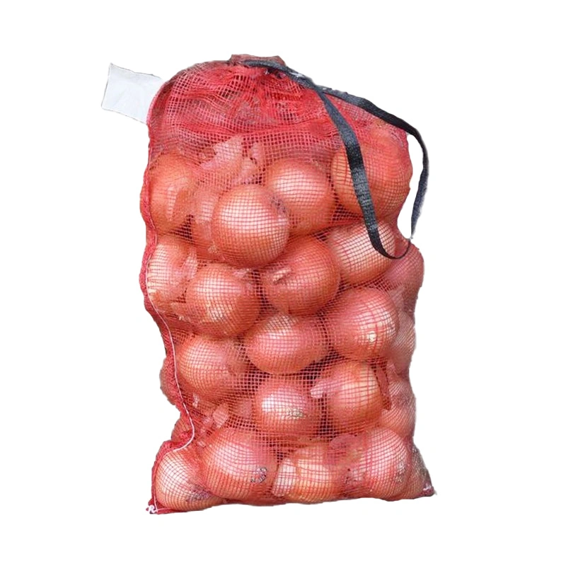 Al por mayor PP/PE, HDPE Productos reutilizables pequeño Embalaje Potato malla Bolsas de red para hortalizas fruta