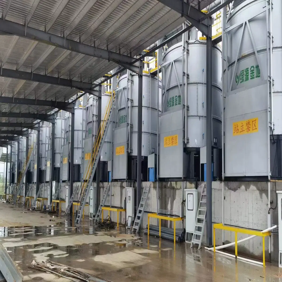 Fábrica vendas diretas de tratamento de adubo limpo Reciclagem fermentação Depósito