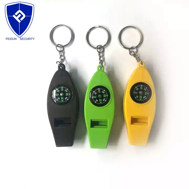 High quality/High cost performance  Safety Whistle with Camping Survival Whistle Compass Thermometer Magnifier