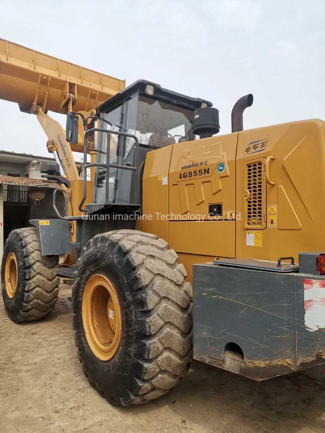 Chinese Construction Earthmoving Machine Used Lonking 855n Wheel Loaders