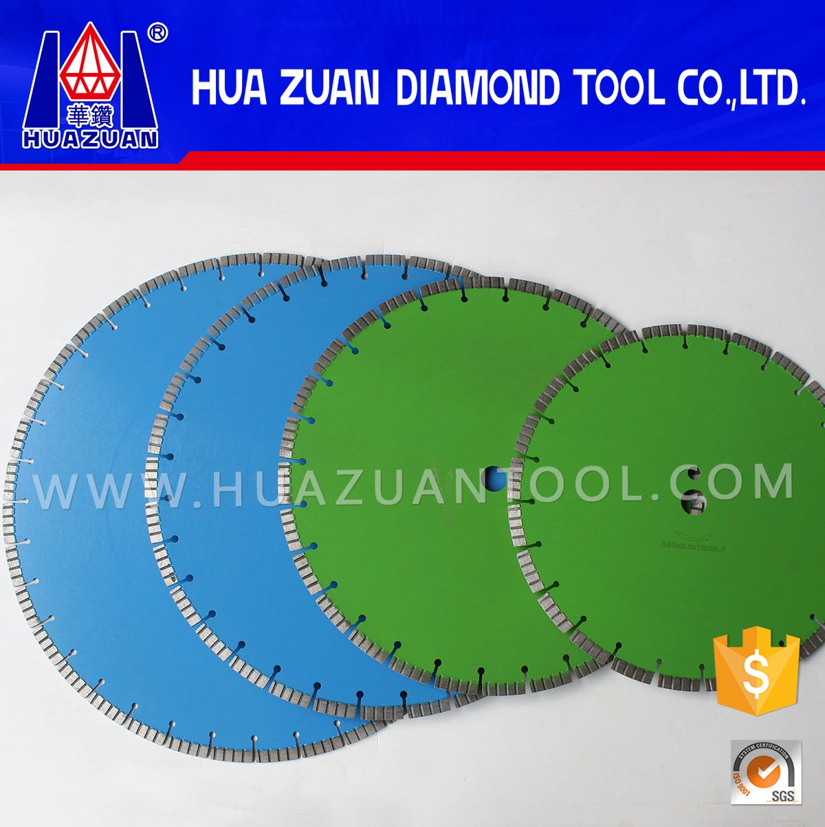 Special Design Laser Welded Diamond Saw Blades for Construction