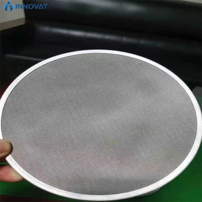 Double Layer Filter Disc Water Round Filter Disc Stainless Steel Ss 304 Weave Wire Mesh Solid Filter