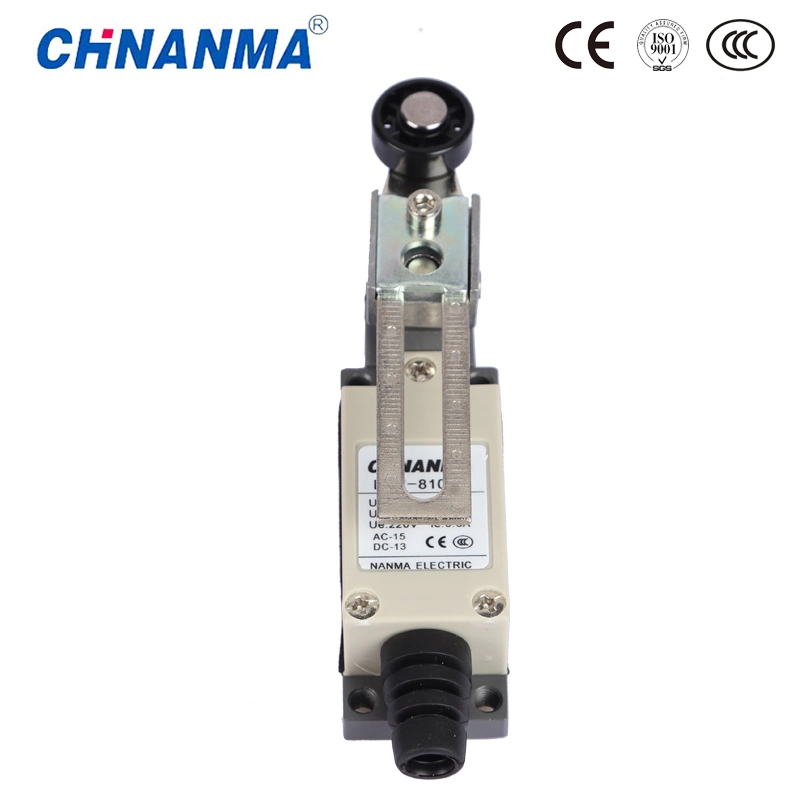 380VAC/15A D4V Series Waterproof with Plastic Stainless Steel Adjustable Rotary Lever Limit Switch