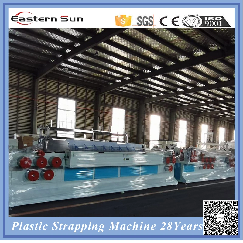 Plastic Pet PP Packing Tape Strap Band Extrusion Making Machine / Pet PP Packing Tape Band Production Line