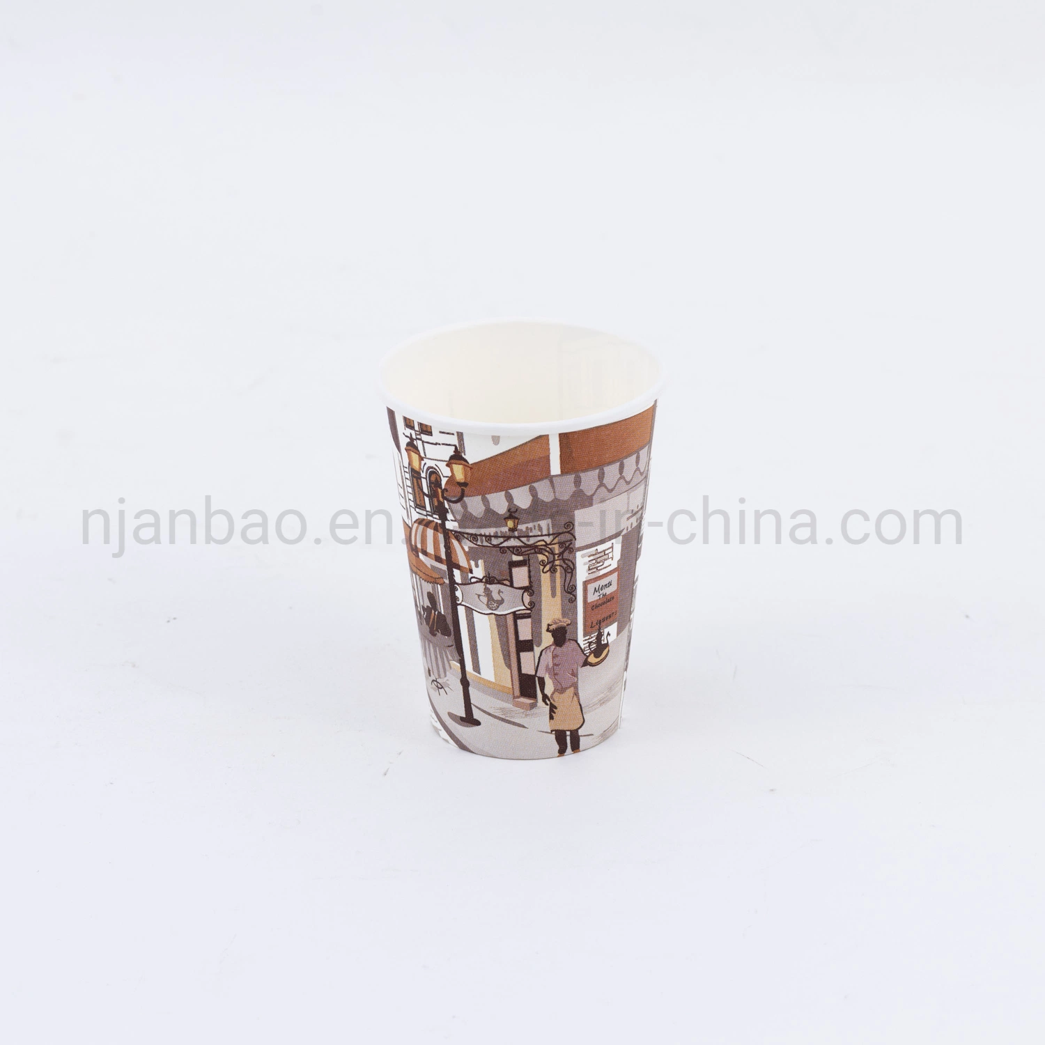 Good Quality Single Wall Branded Takeaway Coffee Cup/Christmas Paper Coffee Cup