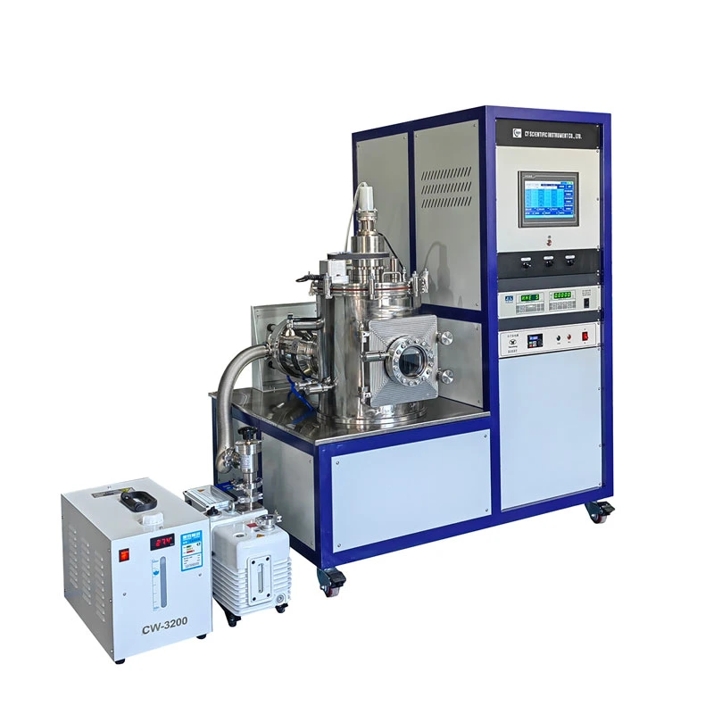 Three Source High Vacuum Evaporation Coater