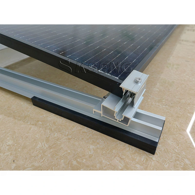 Solar Manufacturing Companies PV Solar Panel Roof Racking Mount System Solar Rack Ballasted Roof Mounting