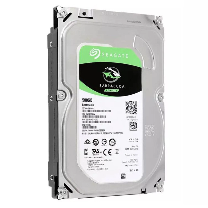 Seagate Barracuda St500dm009 St500dm002 500GB Festplatte - 3,5-Zoll-Formfaktor, SATA 6GB/S-Schnittstelle, 32MB Puffer, intern