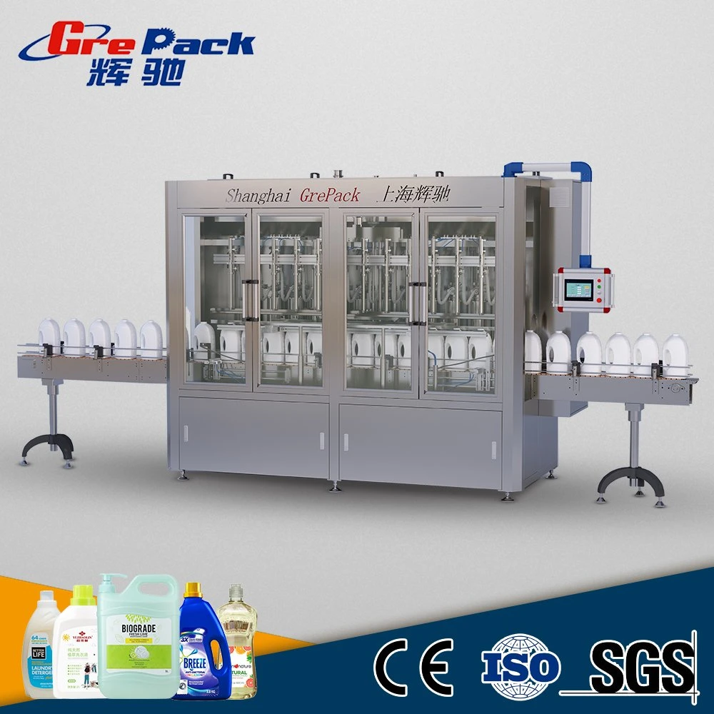 Makeup Remover/ Washing Soap Filling Machine Controlled by Servo Piston