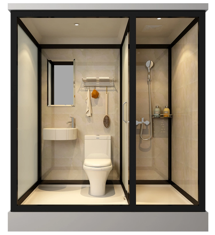 Salle de bain wc caravane Préfabriqué modulaire de l'Unité Salle de bains avec douche et toilettes