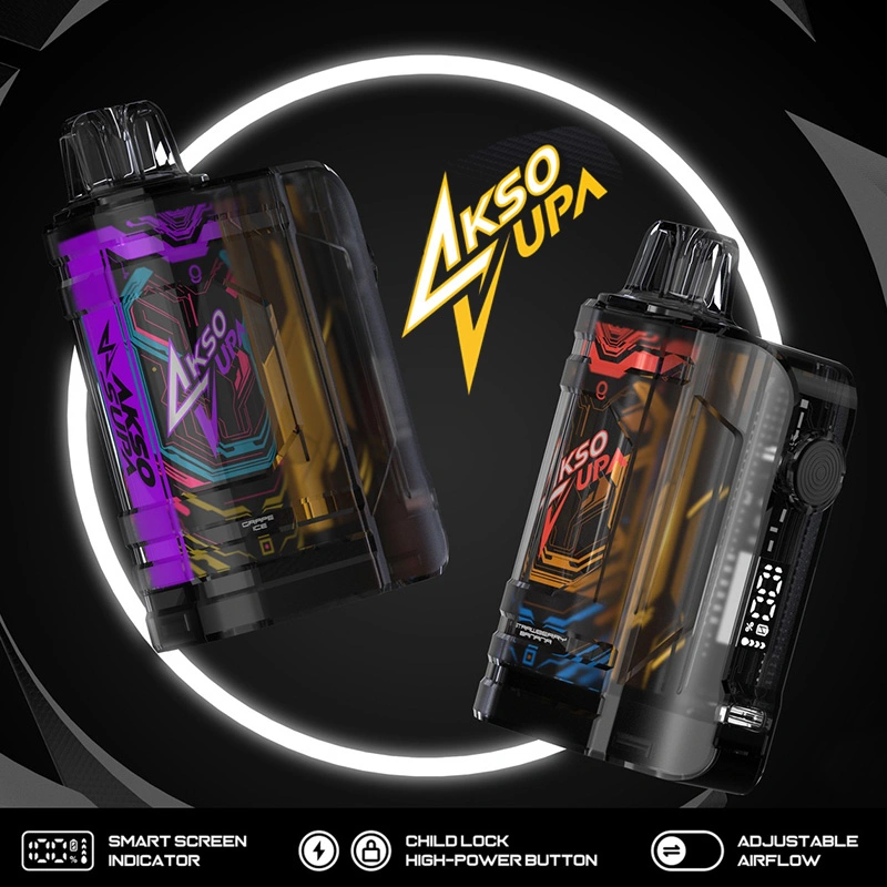 Akso Supa 9500 Puff Zbood OEM ODM, bâton synthétique 20 mg Nicsel Electronic Mskking Disable Electroni Vape jetable