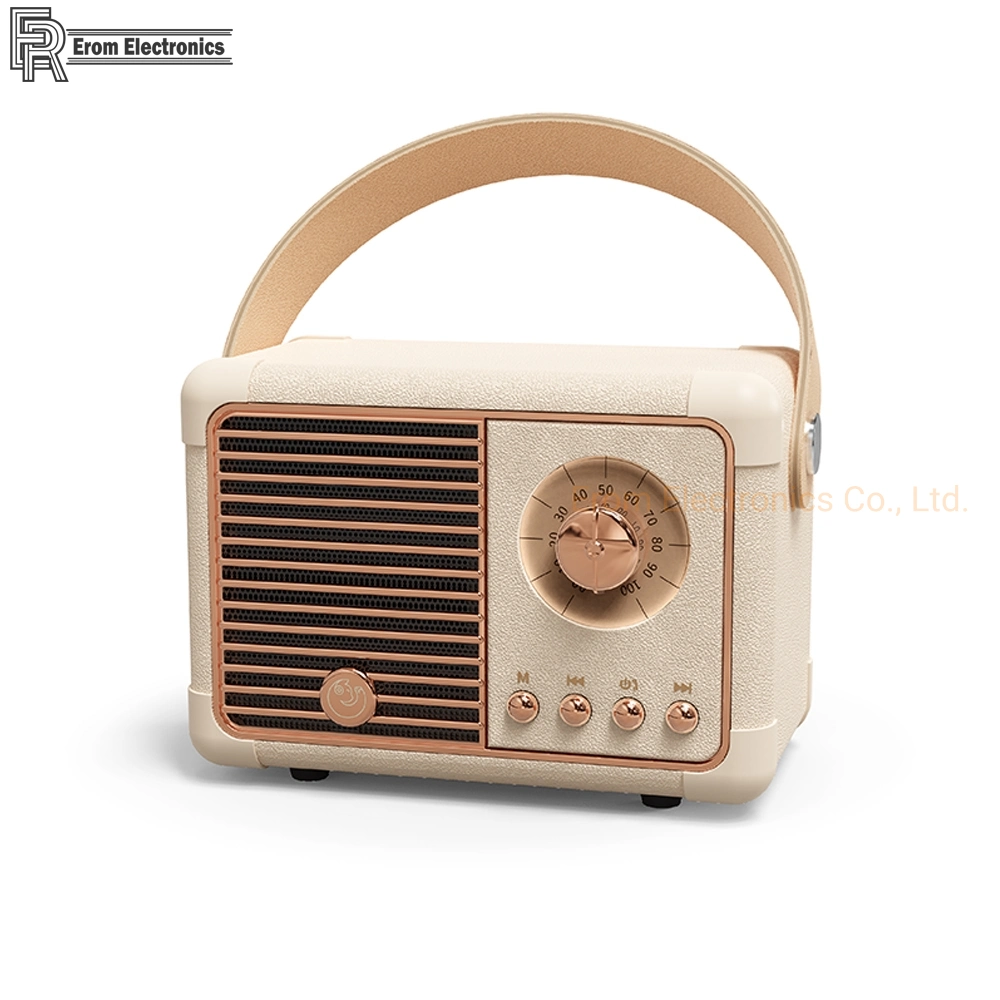 OEM Factory White Noise Flip 5 Wireless Music Retro Mini Smart Outdoor Hands-Free Call Portable Vintage Retro Touch Bluetooth Speaker