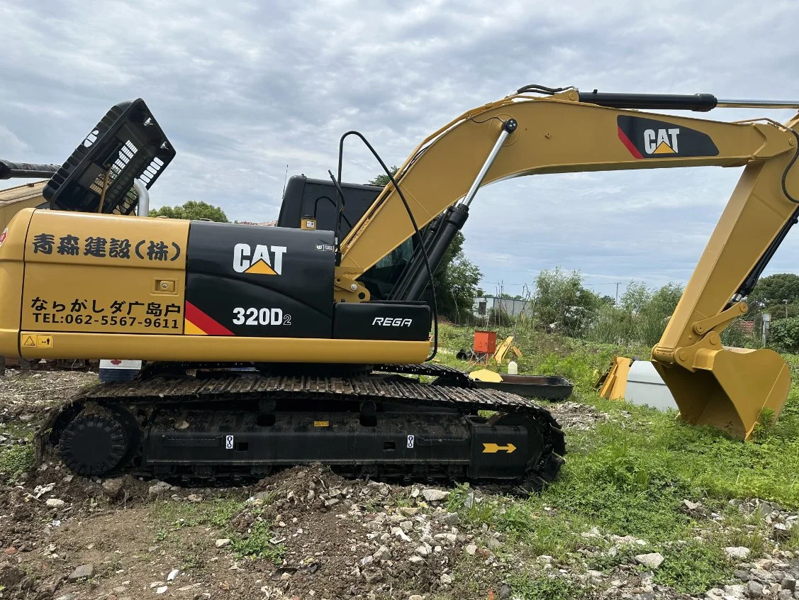 Used Cat Excavator 320d Caterpillar Digger Secondhand 20t Construction Machinery Original Equipment